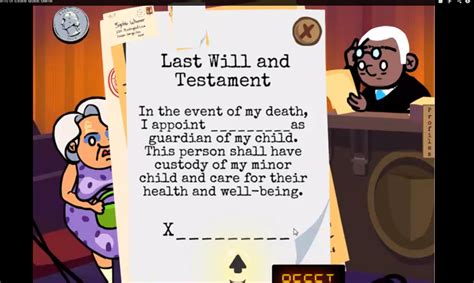 Estate Quest video game for estate planning – Open Law Lab.